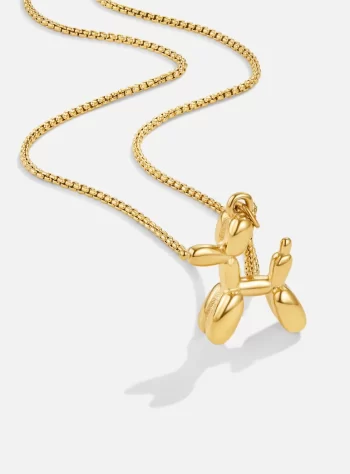 Gold Balloon Animal Necklace