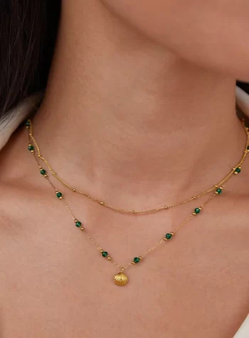 Ocean Lover Shell & Bead Necklace Set