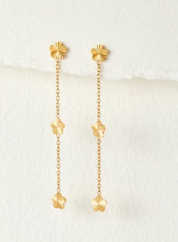 Flower Power Petal Drop Earrings