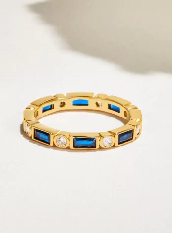 Royal Blue Adeline Crystal Ring