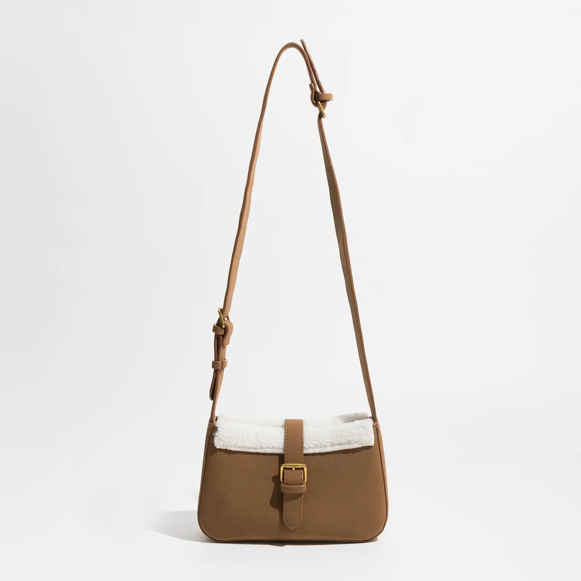 Emily Faux Fur Crossbody Bag - Image 5