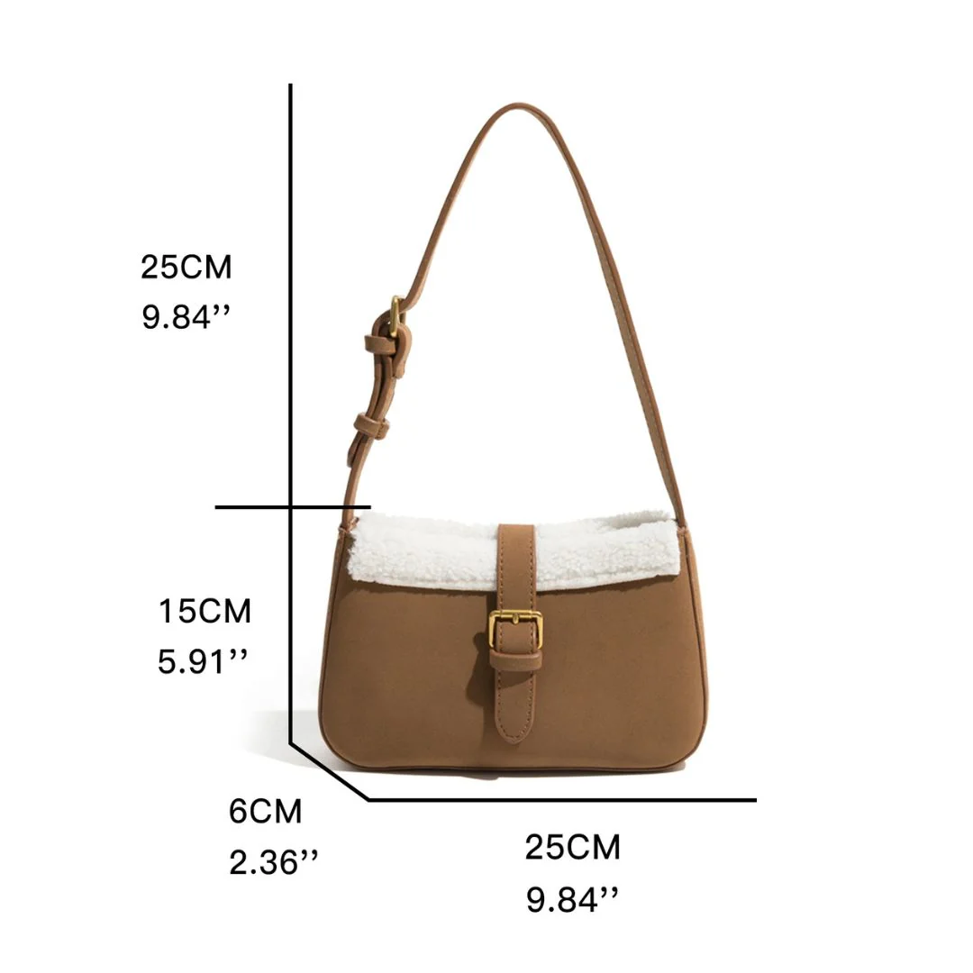 Emily Faux Fur Crossbody Bag - Image 6