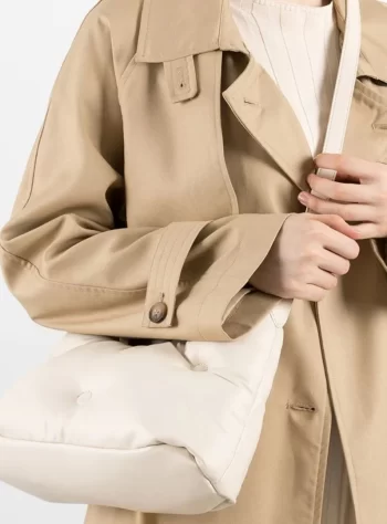 Ava Padded Vegan Leather Shoulder Bag