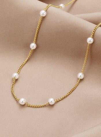 Nura Pearl 18K Gold Necklace