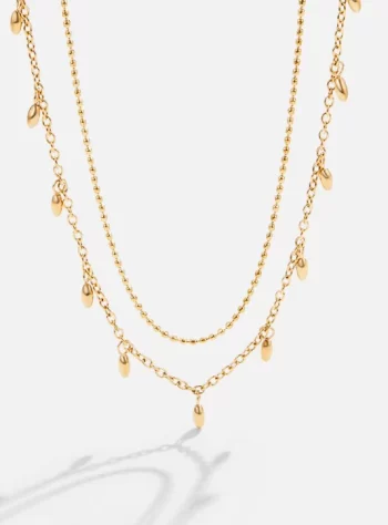 Lena Crystal Drop Necklace