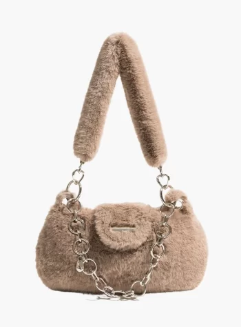 Madison Faux Fur Shoulder Bag