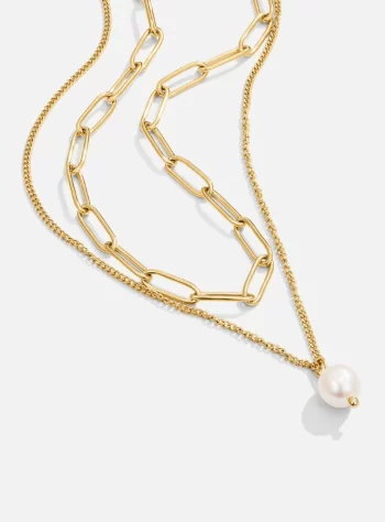 Angela Pearl Gold Necklace
