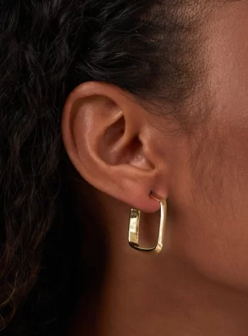 Mila Geometric Hoop Earrings