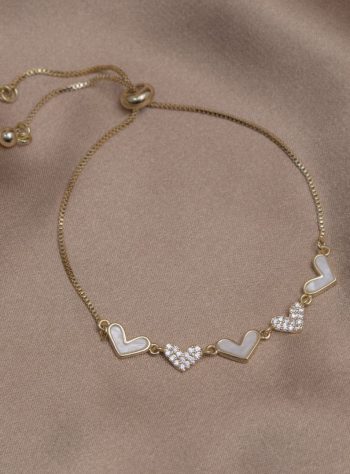 Crystal Estelle Heart Bracelet