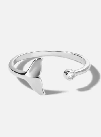 Whale Tail Sterling Silver Ring