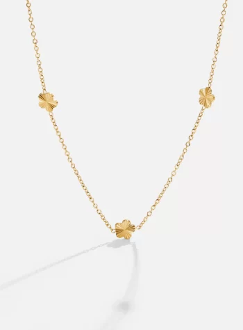 Flower Power 18K Gold Chain Necklace