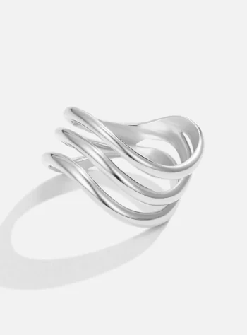 Kiya Layered Silver Ring