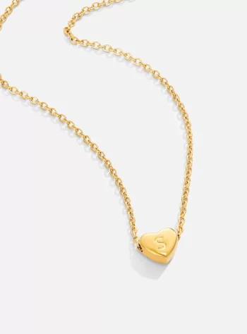 Letter Heart Necklace