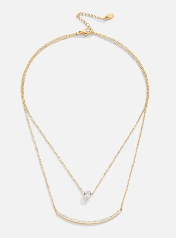 Dainty Crystal Layered Necklace