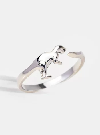 925 Sterling Silver Dinosaur Ring