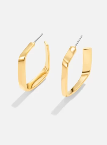 Mila Geometric Hoop Earrings