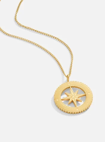 Starburst Gold Coin Necklace