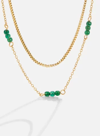 Arizona Green Stone Necklace