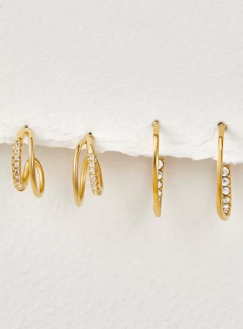 Double Crystal Hoop Bundle