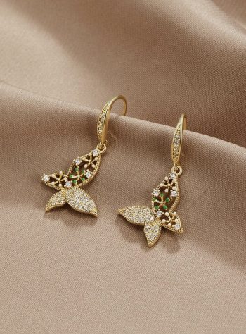 Butterfly & Flower Earrings