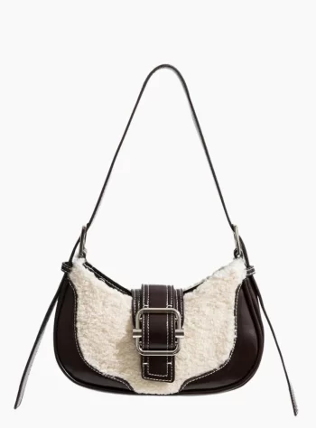 Amber Faux Fur Shoulder Bag