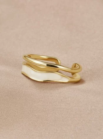 Layered Sahara Gold Ring