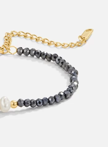 Midnight Pearl Bracelet