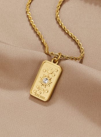 ‘The Sun’ Tarot Pendant Necklace