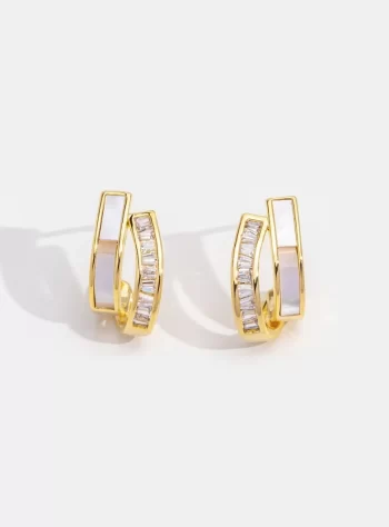 'Timeless Love' Pearl & Crystal Earrings