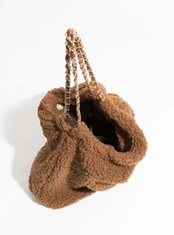 José Faux Fur Shoulder Bag
