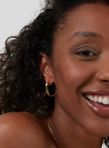 Mila Geometric Hoop Earrings