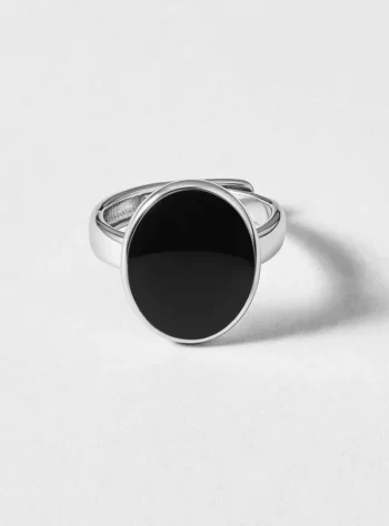 Black Oval Ring