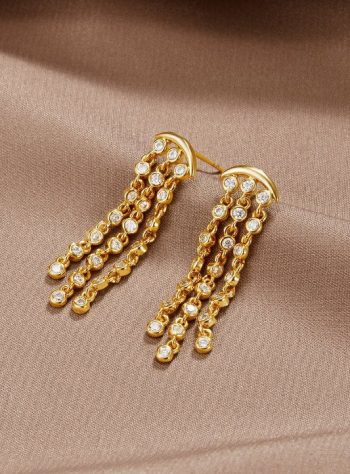 Moondrop Crystal Waterfall Earrings