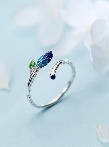 Flower Bud 925 Sterling Silver Ring