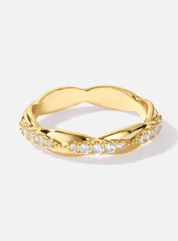 Aurora Gold Crystal Ring