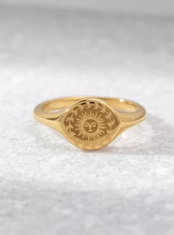 Summer Solstice Gold Ring