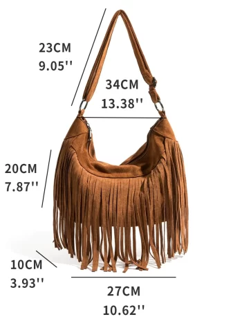 Sloane Suede Shoulder Bag