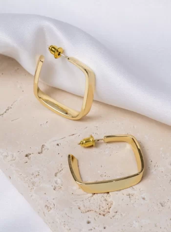 Mila Geometric Hoop Earrings