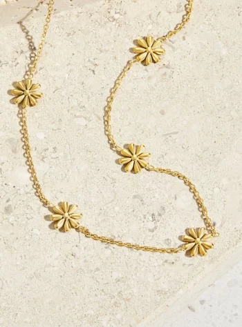 Flower Power 18K Gold Necklace