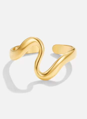 Gold Wave Ring