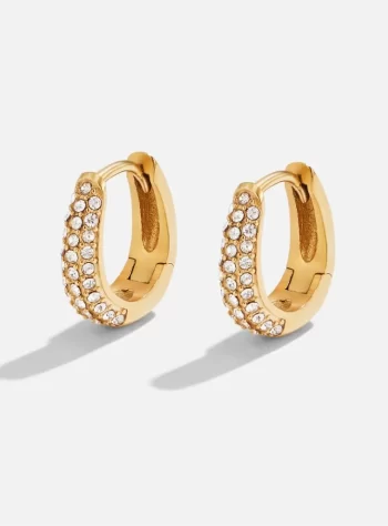 Lily Crystal Hoop Earrings