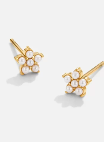 Blooming Flower Pearl Earrings