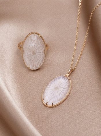 White Crystal Necklace