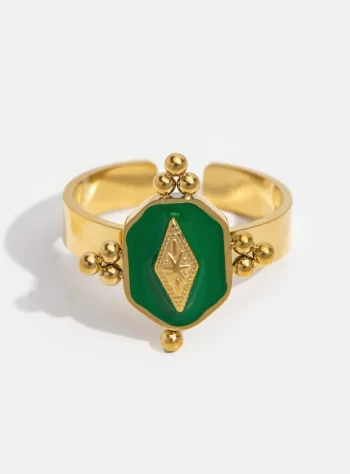 Marina Geometric Vintage Ring