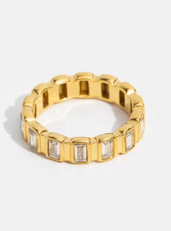 Gigi Square Crystal Ring