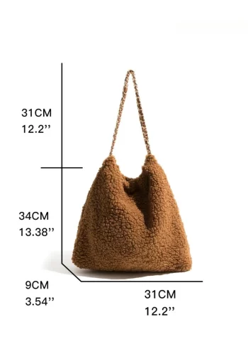 José Faux Fur Shoulder Bag