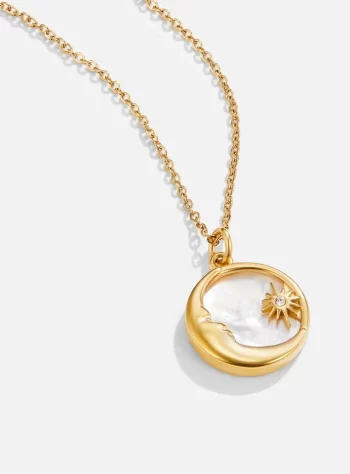 'Dreaming in the Clouds' Moon & Star Necklace