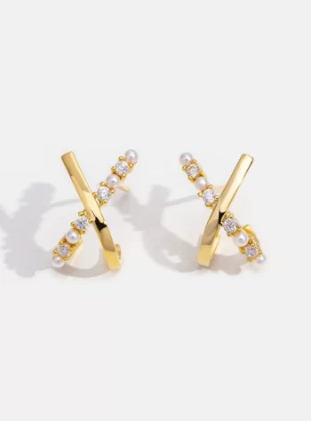 'Love Affair' Crystal X Earrings