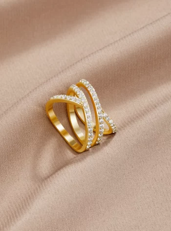 Jacque Crystal 18K Ring