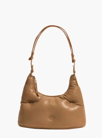 Ava Padded Vegan Leather Shoulder Bag